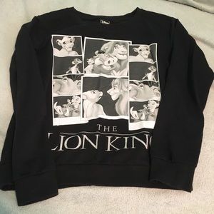 Disney The Lion King pull over sweatshirt